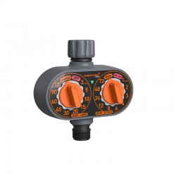 NAKAYAMA Pro GH9139 Προγραμματιστής Ποτίσματος Μπαταρίας, με Δύο Διακόπτες Προγραμματισμού (073826)