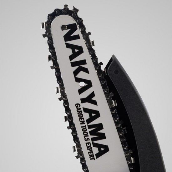 NAKAYAMA EC1050 Κλαδ Αλυσοπρίονο Μπατ 21V, Brushless, Λάμα 15cm, 825gr, 1/4"1.1m 37οδ,11m/s,2x2ah (075028)