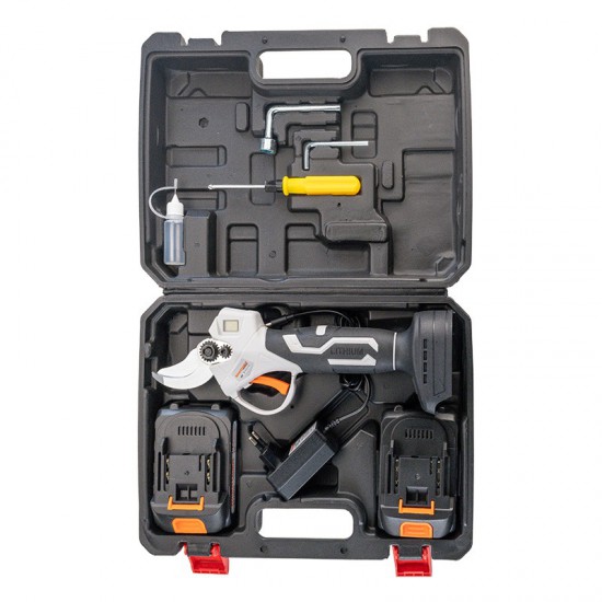 NAKAYAMA EC1250 Ψαλίδι Κλάδου Μπαταρίας 21V,Brushless,0-22/28mm, 1kg 2x2Ah Li-Ion, Βαλίτσα (075035)