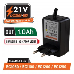 NAKAYAMA Pro EC1102 Φοριστής 21V, 1A Για EC1050, EC1100, EC1200, EC1250 (075783)
