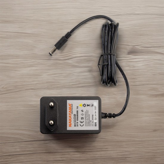 NAKAYAMA Pro EC1102 Φοριστής 21V, 1A Για EC1050, EC1100, EC1200, EC1250 (075783)