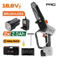 NAKAYAMA Pro EC1510 Κλαδ Αλυσοπρίονο 16.8V, Brushless, Li-Ion,Λάμα 15cm,1/4"1.1mm 36οδ,2x2Ah,990gr (077411)