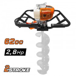 NAKAYAMA PD6330 Τριβέλλα Βενζινοκίνητη 62cc, Δύο χειριστών (078203)