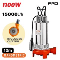 NAKAYAMA Pro SP1115 Αντλία Λυμάτων με Κοπτήρα 1100W (078425)