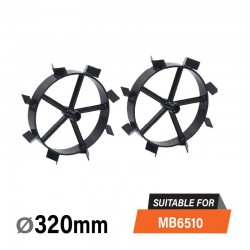 NAKAYAMA Pro MB6511 Ρόδες Μεταλλικές Σετ 2Τεμ Για MB6510 (070764)