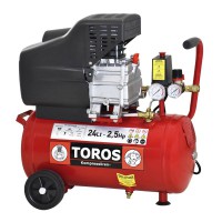ΑΕΡΟΣΥΜΠΙΕΣΤΗΣ 24LT/2,5HP 230V TOROS (40137)