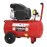 ΑΕΡΟΣΥΜΠΙΕΣΤΗΣ ΜΟΝΟΜΠΛΟΚ 50L/2HP 230V TOROS (40140)