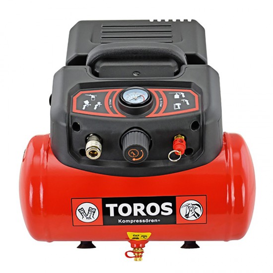 ΑΕΡΟΣΥΜΠΙΕΣΤΗΣ OIL-FREE 6LIT 1,6HP TOROS (602036)