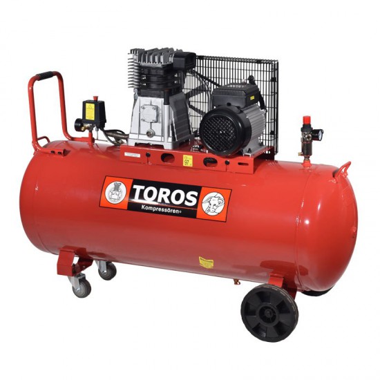 ΑΕΡΟΣΥΜΠΙΕΣΤΗΣ ΜΕ ΙΜΑΝΤΑ 200LIT 3HP 230V TOROS (602040)