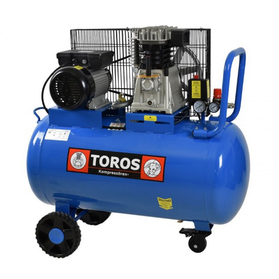 ΑΕΡΟΣΥΜΠΙΕΣΤΗΣ ΜΕ ΙΜΑΝΤΑ 100LT 3,0HP 230V TOROS (602084)