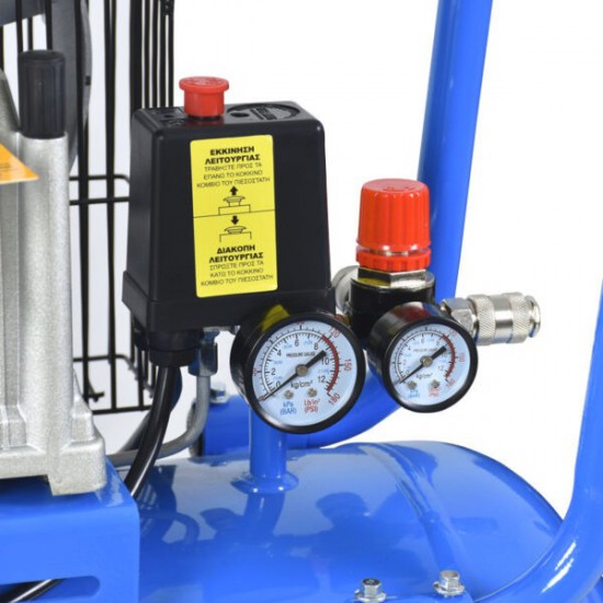 ΑΕΡΟΣΥΜΠΙΕΣΤΗΣ ΜΕ ΙΜΑΝΤΑ 100LT 3,0HP 230V TOROS (602084)