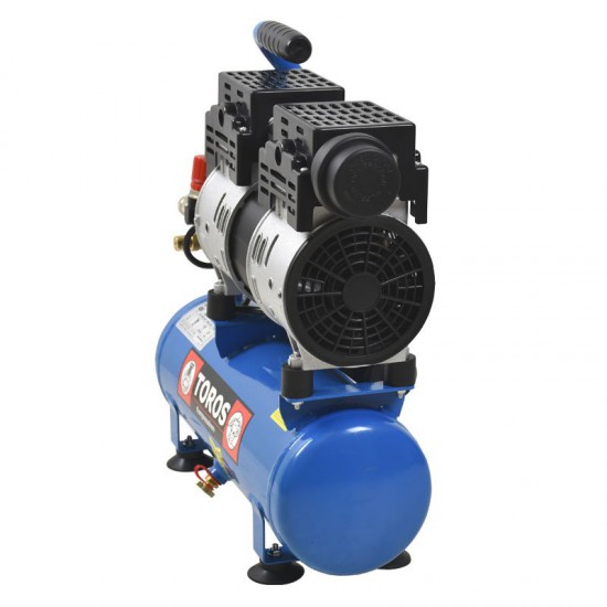 ΑΕΡΟΣΥΜΠΙΕΣΤΗΣ OILFREE ΧΑΜΗΛΟΥ ΘΟΡΥΒΟΥ (SILENT) 6LT 1,0HP TOROS (602086)