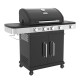 ΨΗΣΤΑΡΙΑ ΥΓΡΑΕΡΙΟΥ BBQ PREMIUM LINE 4 ΕΣΤΙΕΣ ΚΑΙ 1 ΠΛΑΪΝΟ ΜΑΤΙ UNIMAC (661316)