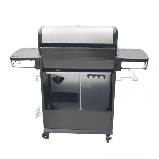 ΨΗΣΤΑΡΙΑ ΥΓΡΑΕΡΙΟΥ INOX BBQ PREMIUM LINE 4 ΕΣΤΙΕΣ ΚΑΙ 1 ΠΛΑΪΝΟ ΜΑΤΙ UNIMAC (661317)