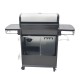 ΨΗΣΤΑΡΙΑ ΥΓΡΑΕΡΙΟΥ INOX BBQ PREMIUM LINE 4 ΕΣΤΙΕΣ ΚΑΙ 1 ΠΛΑΪΝΟ ΜΑΤΙ UNIMAC (661317)