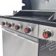ΨΗΣΤΑΡΙΑ ΥΓΡΑΕΡΙΟΥ INOX BBQ PREMIUM LINE 4 ΕΣΤΙΕΣ ΚΑΙ 1 ΠΛΑΪΝΟ ΜΑΤΙ UNIMAC (661317)