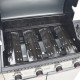 ΨΗΣΤΑΡΙΑ ΥΓΡΑΕΡΙΟΥ INOX BBQ PREMIUM LINE 4 ΕΣΤΙΕΣ ΚΑΙ 1 ΠΛΑΪΝΟ ΜΑΤΙ UNIMAC (661317)