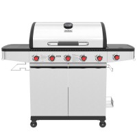 ΨΗΣΤΑΡΙΑ ΥΓΡΑΕΡΙΟΥ INOX BBQ PREMIUM LINE 5 ΕΣΤΙΕΣ ΚΑΙ 1 ΠΛΑΪΝΟ ΜΑΤΙ UNIMAC (661318)