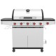 ΨΗΣΤΑΡΙΑ ΥΓΡΑΕΡΙΟΥ INOX BBQ PREMIUM LINE 5 ΕΣΤΙΕΣ ΚΑΙ 1 ΠΛΑΪΝΟ ΜΑΤΙ UNIMAC (661318)