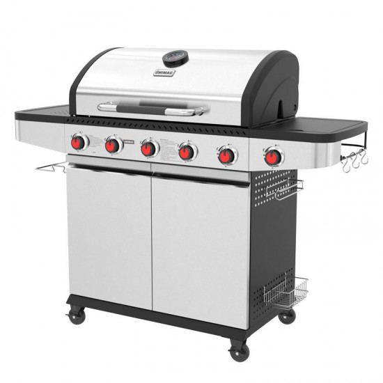 ΨΗΣΤΑΡΙΑ ΥΓΡΑΕΡΙΟΥ INOX BBQ PREMIUM LINE 5 ΕΣΤΙΕΣ ΚΑΙ 1 ΠΛΑΪΝΟ ΜΑΤΙ UNIMAC (661318)