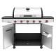 ΨΗΣΤΑΡΙΑ ΥΓΡΑΕΡΙΟΥ INOX BBQ PREMIUM LINE 5 ΕΣΤΙΕΣ ΚΑΙ 1 ΠΛΑΪΝΟ ΜΑΤΙ UNIMAC (661318)