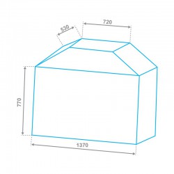 ΚΑΛΥΜΜΑ ΠΡΟΣΤΑΣΙΑΣ ΓΙΑ GAS BBQ 4 ΕΣΤΙΩΝ UNIMAC (661393)