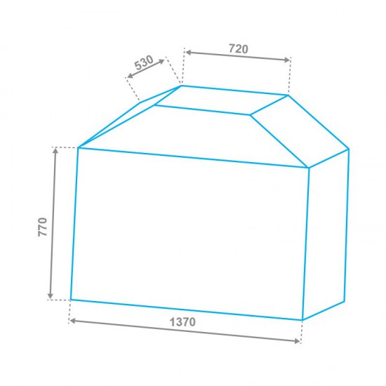 ΚΑΛΥΜΜΑ ΠΡΟΣΤΑΣΙΑΣ ΓΙΑ GAS BBQ 4 ΕΣΤΙΩΝ UNIMAC (661393)