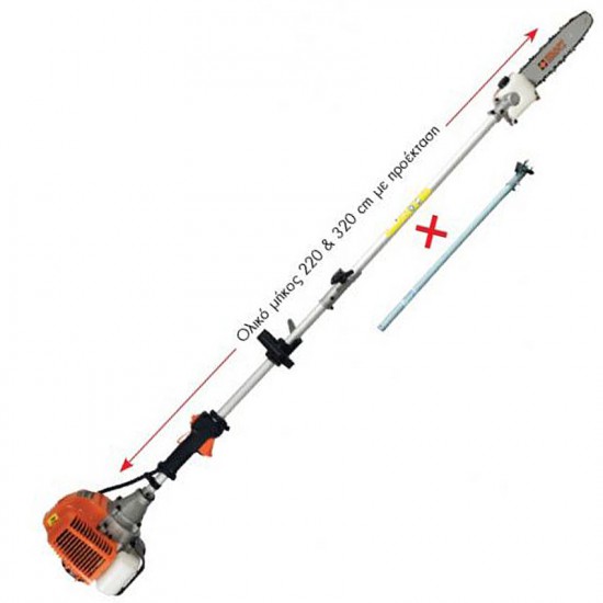 Κονταροπρίονο Βενζινοκίνητο Kraft 33cc 1.4Hp - 691038