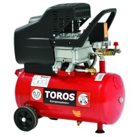 Αεροσυμπιεστής Μονομπλόκ TOROS TM 24/2.5 (2.5HP) - 40137