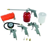 Σετ Πιστολιών 8 τεμαχίων με πιστόλι βαφής ΑΝΩ ΔΟΧΕΙΟ BULLE - 66525