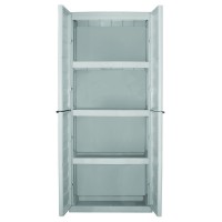 Ντουλάπα Πλαστική (με ράφια) Δίφυλλη 70x39x165cm ArtPlast SPAZIO S70/TP (610002)