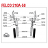 FELCO ΚΑΤΑΛΟΓΟΣ ΑΝΤΑΛΛΑΚΤΙΚΩΝ FELCO 210A-50