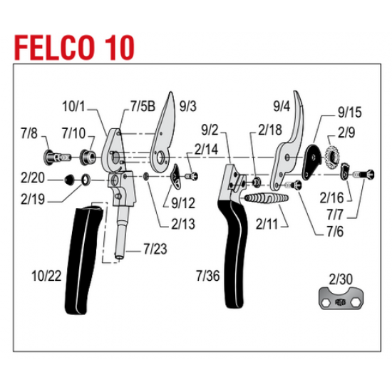 FELCO ΚΑΤΑΛΟΓΟΣ ΑΝΤΑΛΛΑΚΤΙΚΩΝ FELCO 10