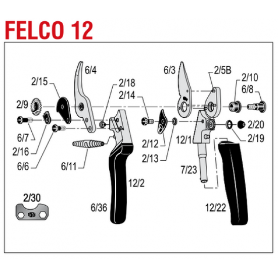 FELCO ΚΑΤΑΛΟΓΟΣ ΑΝΤΑΛΛΑΚΤΙΚΩΝ FELCO 12