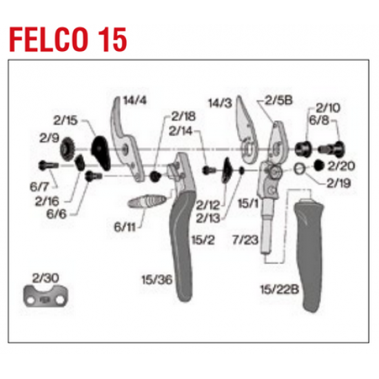 FELCO ΚΑΤΑΛΟΓΟΣ ΑΝΤΑΛΛΑΚΤΙΚΩΝ FELCO 15