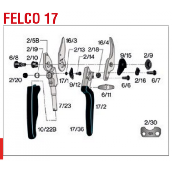 FELCO ΚΑΤΑΛΟΓΟΣ ΑΝΤΑΛΛΑΚΤΙΚΩΝ FELCO 17