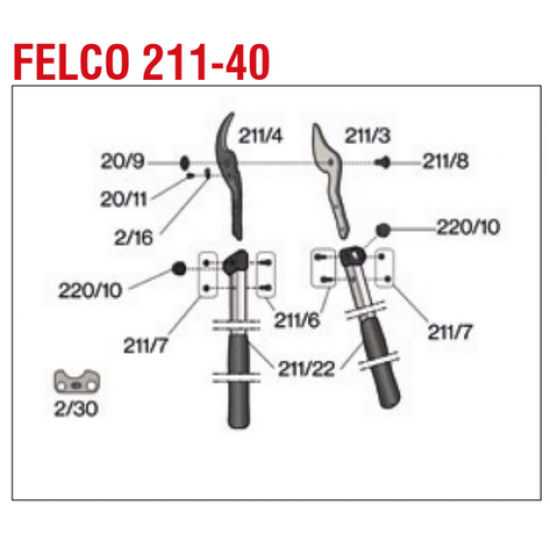 FELCO ΚΑΤΑΛΟΓΟΣ ΑΝΤΑΛΛΑΚΤΙΚΩΝ FELCO 211-40