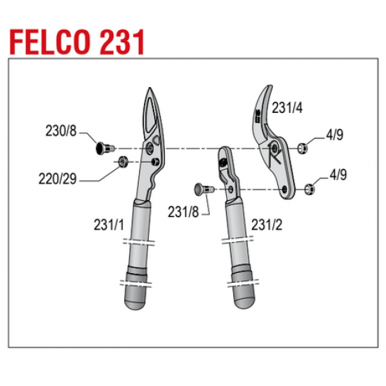 FELCO ΚΑΤΑΛΟΓΟΣ ΑΝΤΑΛΛΑΚΤΙΚΩΝ FELCO 231