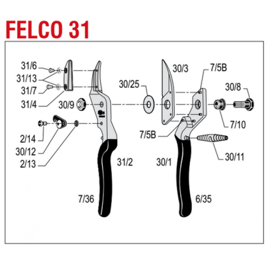 FELCO ΚΑΤΑΛΟΓΟΣ ΑΝΤΑΛΛΑΚΤΙΚΩΝ FELCO 31