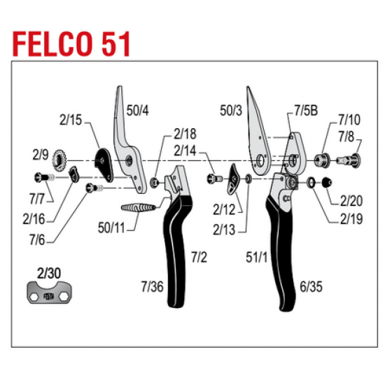 FELCO ΚΑΤΑΛΟΓΟΣ ΑΝΤΑΛΛΑΚΤΙΚΩΝ FELCO 51