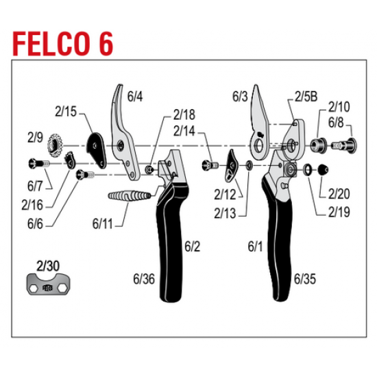 FELCO ΚΑΤΑΛΟΓΟΣ ΑΝΤΑΛΛΑΚΤΙΚΩΝ FELCO 6