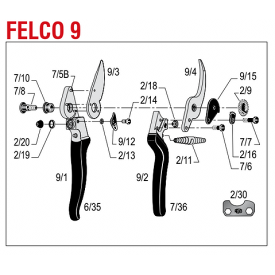 FELCO ΚΑΤΑΛΟΓΟΣ ΑΝΤΑΛΛΑΚΤΙΚΩΝ FELCO 9