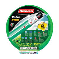 ΛΑΣΤΙΧΟ ΝΕΡΟΥ ΠΛΕΚΤΟ TETRA FLEX ΠΡΑΣΙΝΟ 5/8’’ 25m 36bar BENMAN 77144