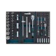 BORMANN Pro BWR7600SET Εργαλειοφορέας 6 Συρτάρια Πλαϊνό Ντουλάπι Και 120 Εργαλεία Cr-V (035794)
