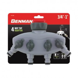 ΣΥΣΤΟΛΗ 1" ME MEIΩΤΗ 3/4" & 4 ΕΞΟΔΟΥΣ BENMAN (77178)