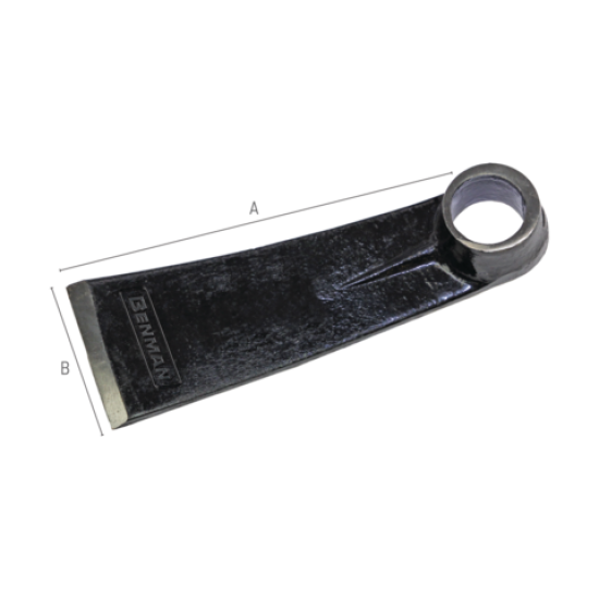 ΤΣΑΠΑ ΣΤΕΝΗ ΚΥΡΤΗ ΣΤΡΟΓΓΥΛΗ 80mm BENMAN (77245)