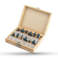 BORMANN Pro BHT1615 Σετ Φρέζες Ρούτερ 12τεμ,6mm (054672)