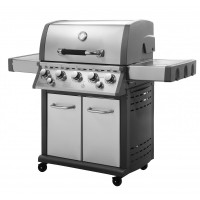 Ψησταριά υγραερίου Unimac inox 5 Καυστήρες+1 πλαϊνή εστία+1 καυστήρα Infared 661319