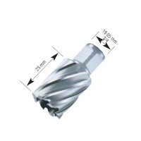 Ποτηροκορώνα d24mm HSS τύπου WELDON βάθους κοπής 25 mm BULLE 68632