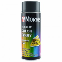 Σπρέi χρώματος Γυαλιστερό Γκρί Σκούρο Morris  400ml